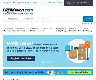 Liquidation.com(Wholesale Lots and Surplus Auctions Online) Screenshot