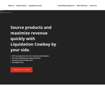 Liquidationcowboy.com(Liquidation Cowboy) Screenshot