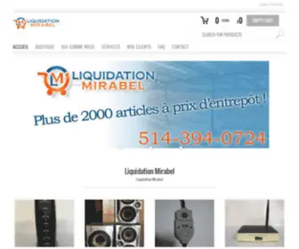 Liquidationmirabel.com(Liquidation Mirabel) Screenshot