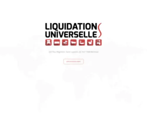 Liquidationsuniverselles.com(Liquidation Universelles) Screenshot