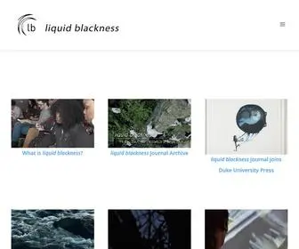 Liquidblackness.com(Liquid blackness) Screenshot