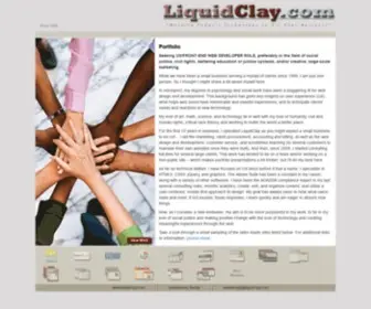 Liquidclay.com(Molding Today's Technology to Fit Your Business) Screenshot