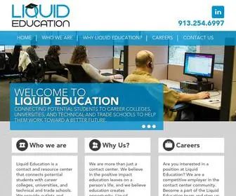 Liquideducation.com(Liquid Education) Screenshot