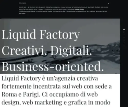 Liquidfactory.it(Liquidfactory) Screenshot