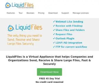 Liquidfiles.com(Send Large Files Fast) Screenshot
