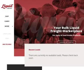Liquidfreight.com(Liquid Freight) Screenshot