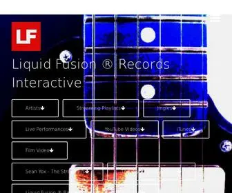 Liquidfusion.com(Liquid Fusion (R) Records Interactive) Screenshot