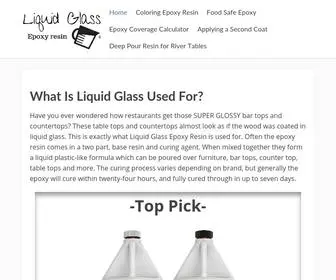 Liquidglassepoxyresin.com(Liquidglassepoxyresin) Screenshot