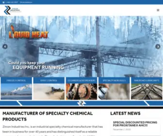 Liquidheat.com(Zircon Industries Inc) Screenshot