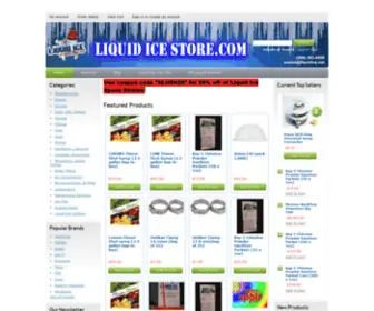 LiquidiceStore.com(Liquid Ice Company Store) Screenshot