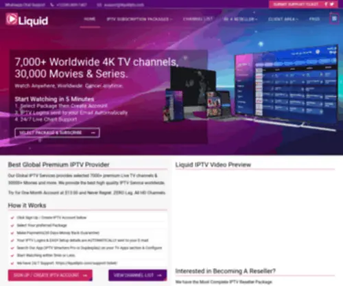 Liquidiptv.com(Best IPTV Subscription Provider) Screenshot