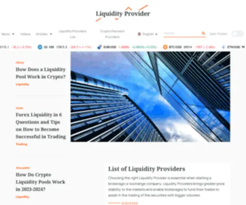 Liquidity-Provider.com(Liquidity Provider) Screenshot