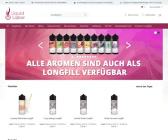 Liquidlabor.eu(Liquid Labor Deutschland) Screenshot