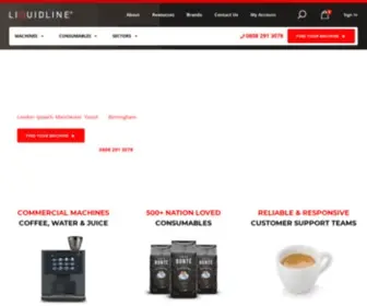 Liquidline.co.uk(Commercial Coffee Machines) Screenshot