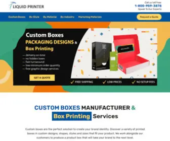 Liquidprinter.com(Liquid Printer) Screenshot