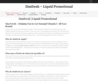 Liquidpromotional.com.au(Personalised wine and water) Screenshot