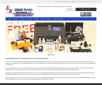 Liquidresins.com(Windshield Repair Kit Supplier) Screenshot