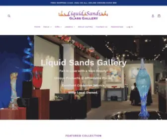 Liquidsandsgallery.com(Liquid Sands Gallery) Screenshot