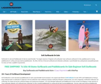 Liquidshredder.com(Online Surfboard Shop) Screenshot