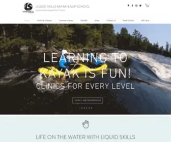 Liquidskills.com(Liquid Skills Kayak & SUP School) Screenshot