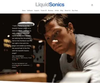 Liquidsonics.com(Reverb plugins for music & post production) Screenshot