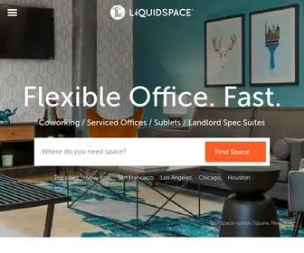 Liquidspace.com(Choose a Better Space to Work Today) Screenshot