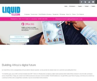 Liquidtelecom.co.za(The Liquid Telecom Way) Screenshot