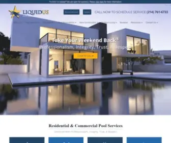 Liquiduspools.com(Liquidus Pool Services) Screenshot
