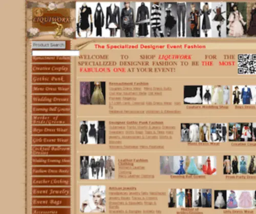 Liquiwork.com(The Specialized Designer Event Fashion for Everyone) Screenshot