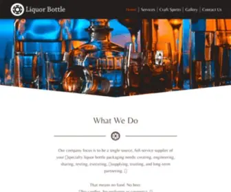 Liquorbottle.net(Our company focus) Screenshot