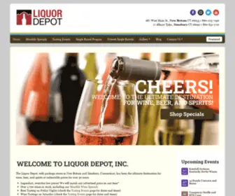 Liquordepotinc.com(Ultimate Destination for Wine) Screenshot
