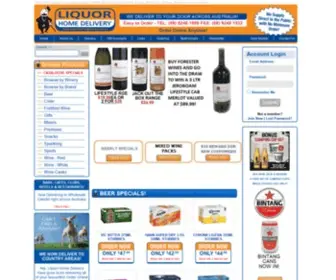 Liquorhomedelivery.com.au(Wine) Screenshot