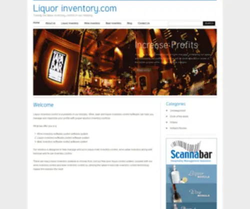 Liquorinventory.com(Liquor Inventory Control) Screenshot