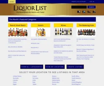 Liquorlist.com(Liquor List) Screenshot