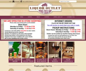 Liquoroutletwinecellars.com(Liquor Outlet Wine Cellars) Screenshot