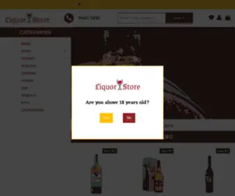 LiquorStore.com.sg(Create an Ecommerce Website and Sell Online) Screenshot