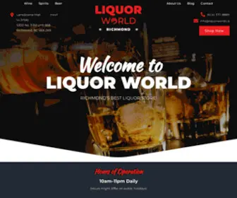LiquorWorld.ca(Richmond Liquor Store) Screenshot