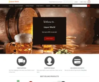 Liquorworld.com.au(Liquor World) Screenshot
