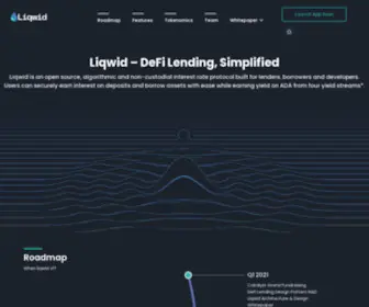 Liqwid.finance(Liqwid Finance) Screenshot