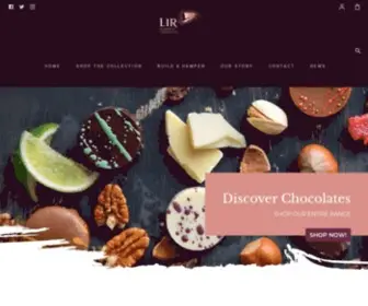 Lirchocolates.com(A Lir Chocolate) Screenshot