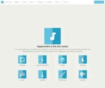 Lire-LES-Notes.com(Lire les notes de musique) Screenshot