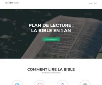 Lirelabible-EN1An.net(Lire la Bible en 1 an) Screenshot