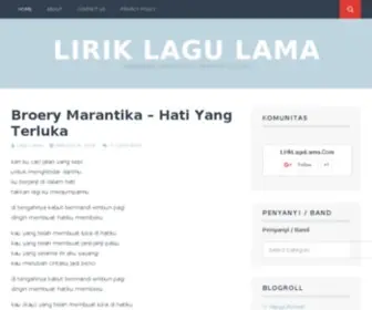 Liriklagulama.com(衡阳橙母电子科技有限公司) Screenshot
