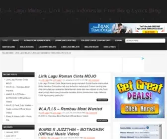 Liriklagu.org(Lirik Lagu Melayu) Screenshot