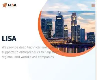 Lisa.group(Internet and technology companies in Southeast Asia) Screenshot