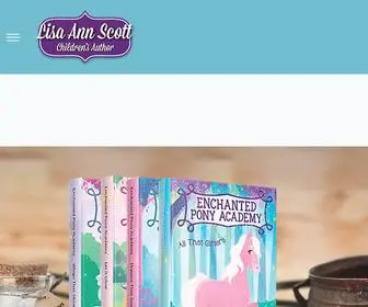 Lisaannscott.com(Children's Author) Screenshot