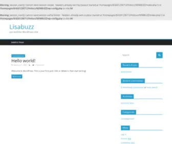 Lisabuzz.com(Just another WordPress site) Screenshot