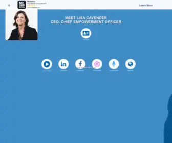 Lisacavender360.com(Meet Lisa Cavender CEO) Screenshot