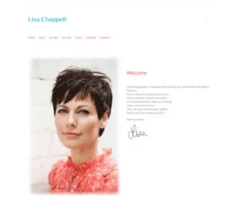 Lisachappell.net(Lisa Chappell) Screenshot