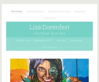 Lisadorenfest.com(One Ocean At A Time) Screenshot